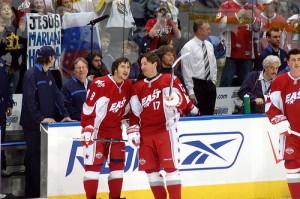 Ovechkin and Kovalchuk 2008 All Star Game Alexander Ovechkin and Ilya Kovalchuk