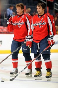Semin-Ovechkin Alexander Semin and Alex Ovechkin