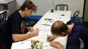 Zee artists at work. Zee artists at work.